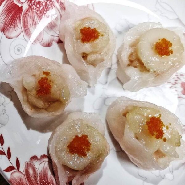 Chef Wong Scallop and prawn dumpling 2